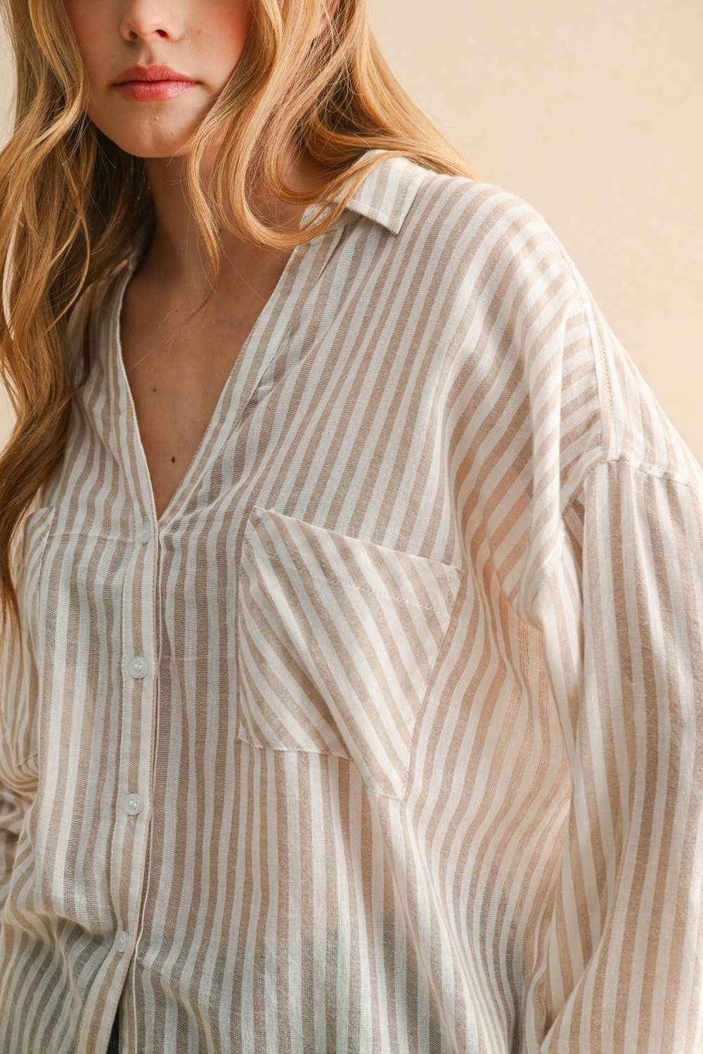 Nora Stripe Buttondown Shirt