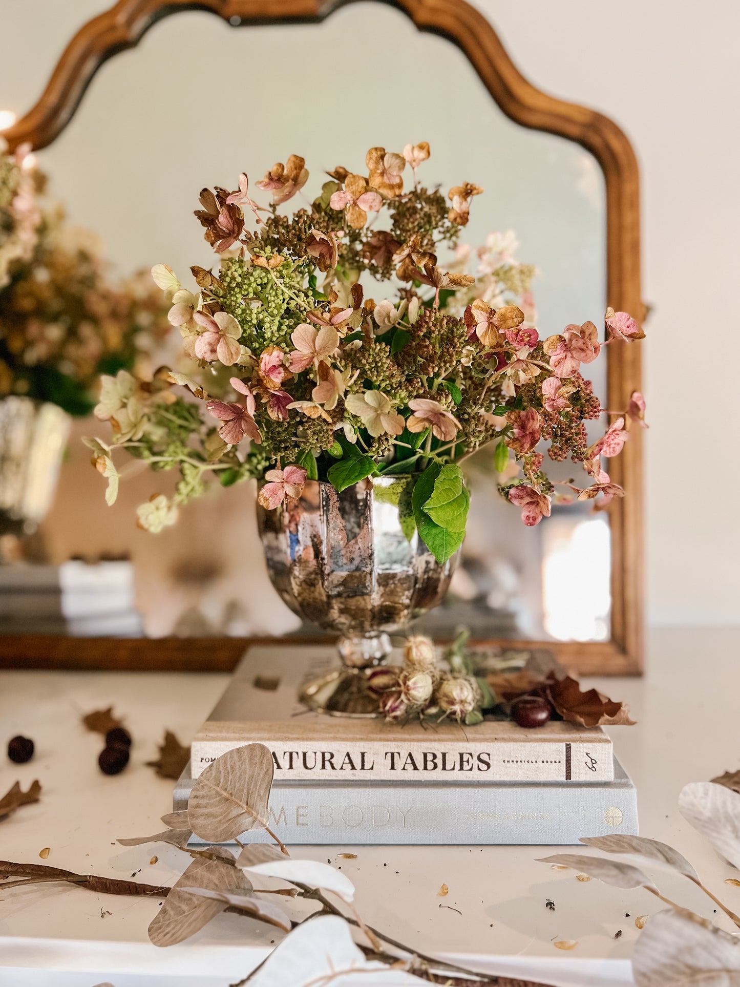 Dried Hydrangea Bunch