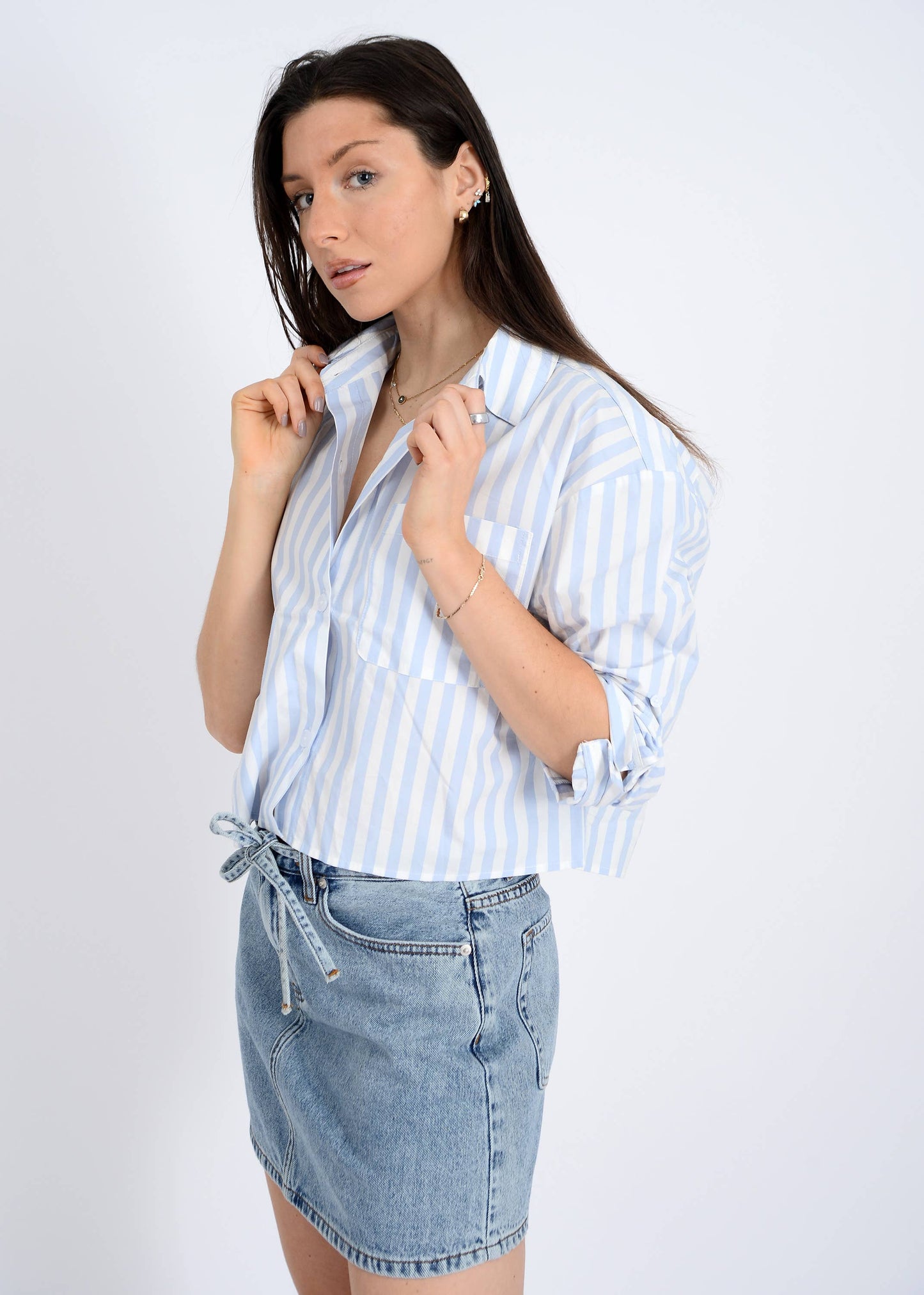 Kara Crop Shirt