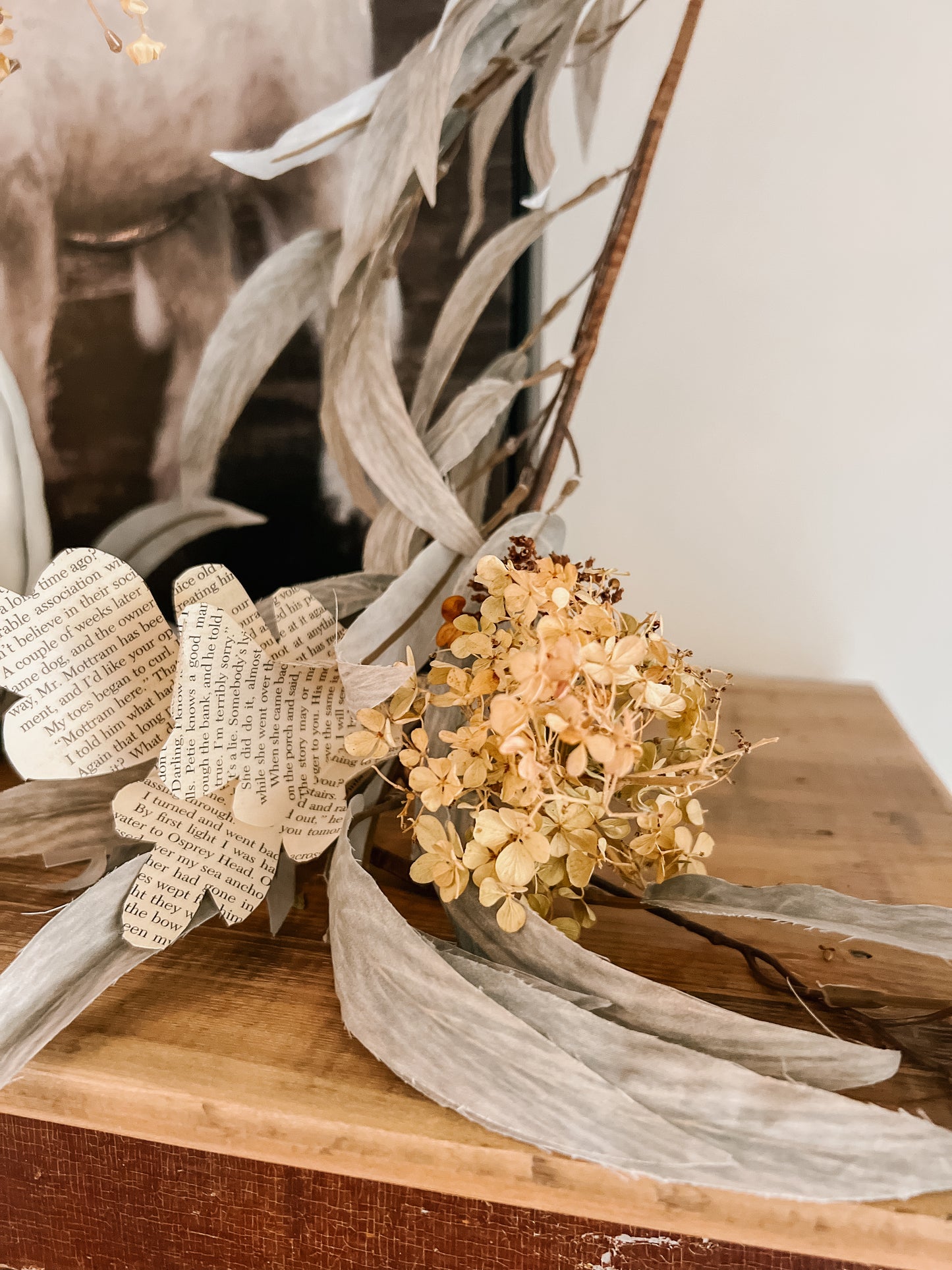 Vintage Paper Leaves