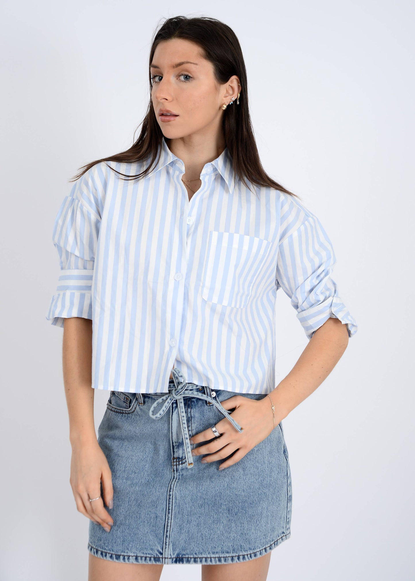 Kara Crop Shirt