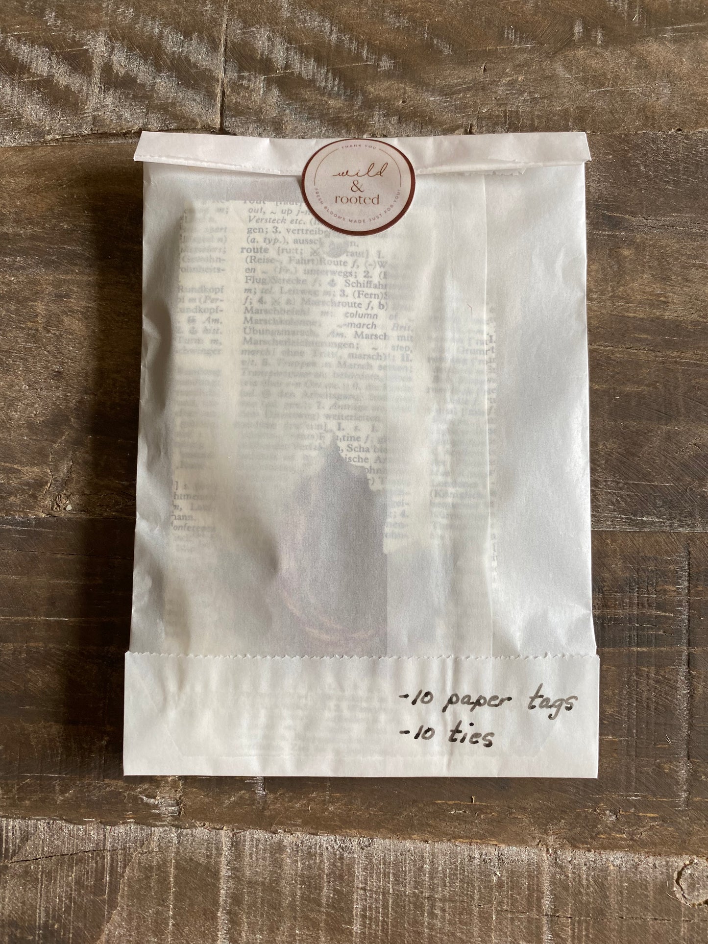 Vintage Paper Leaves