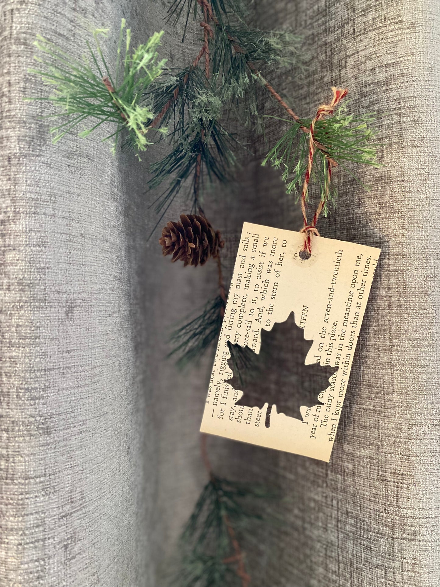 Vintage Paper Leaves