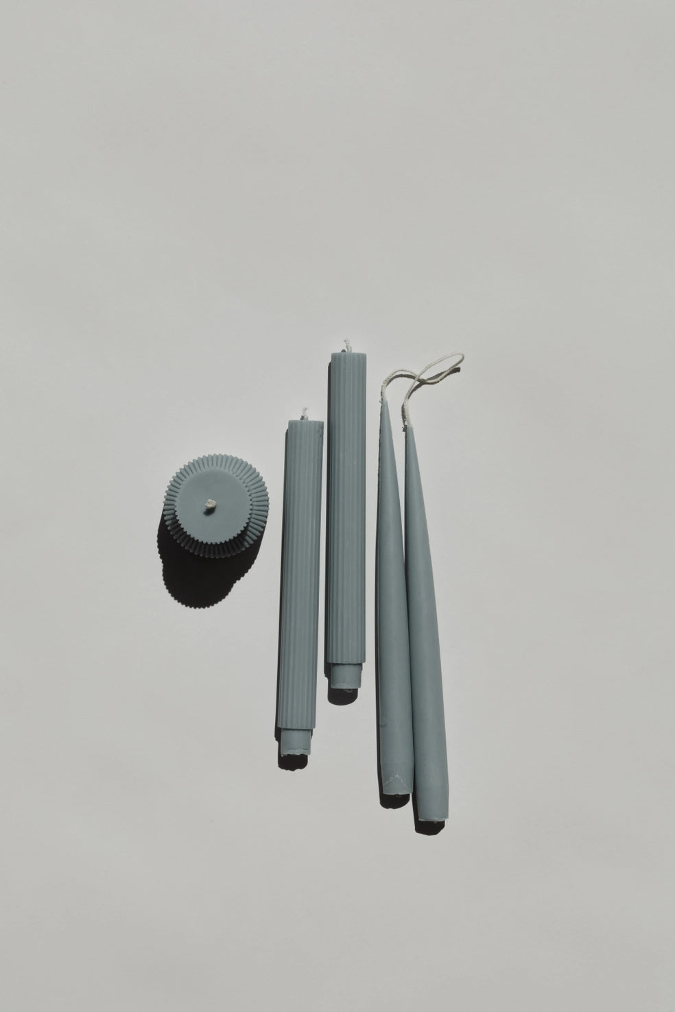 Ribbed Taper Candles