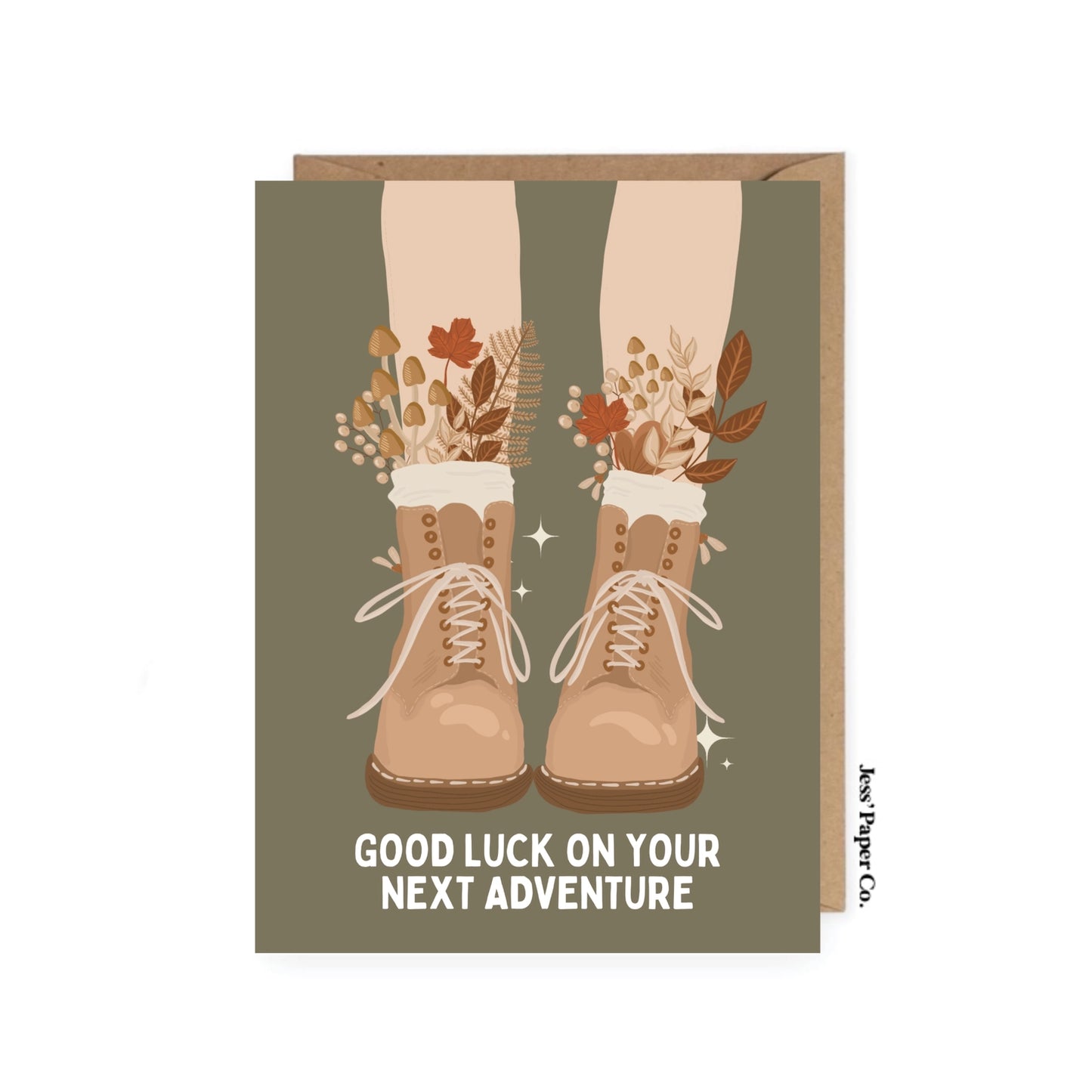 "Good Luck On Your Next Adventure" Card