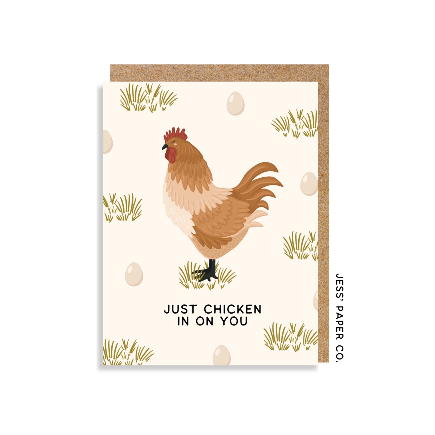"Just Chicken" Card