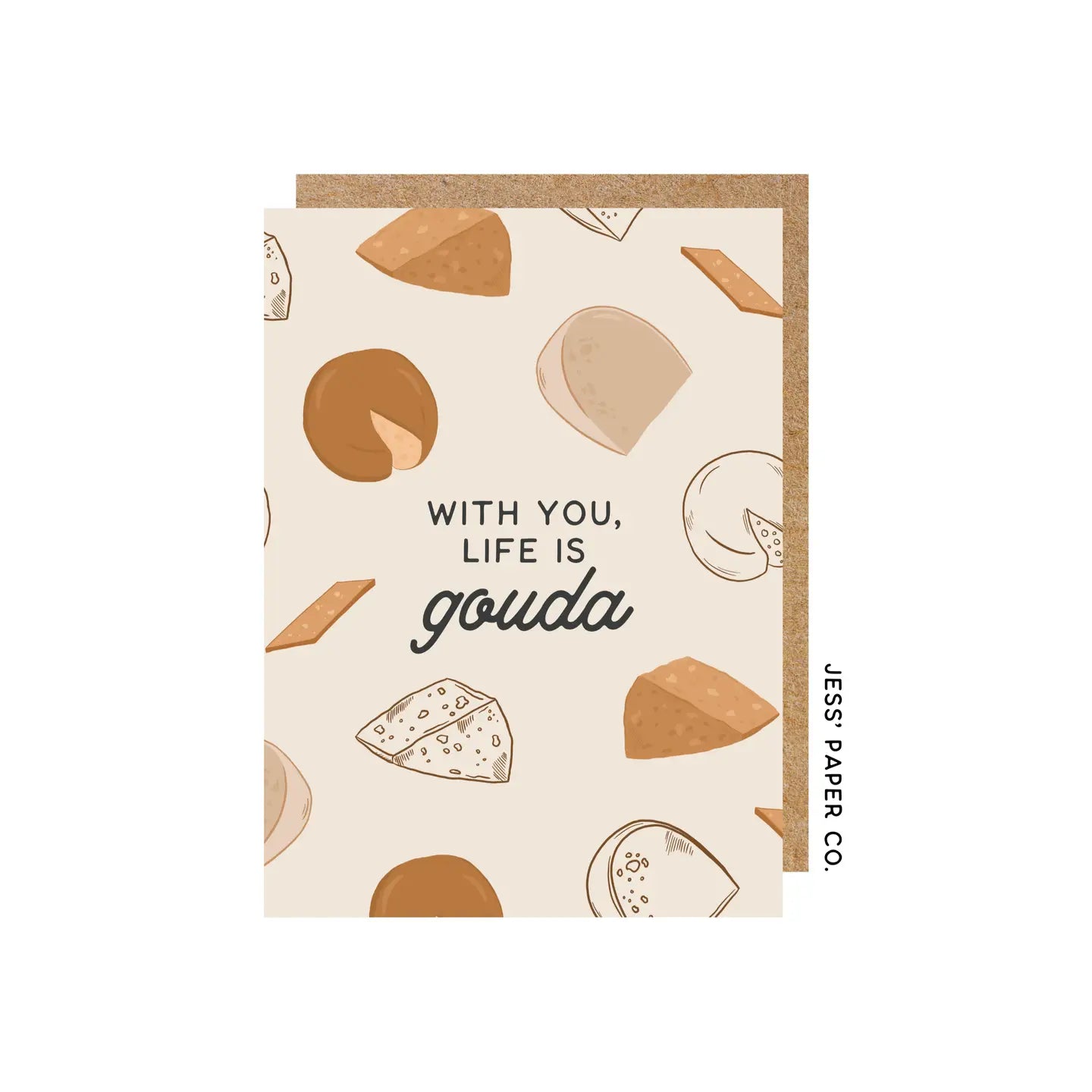 "Life Is Gouda" Card