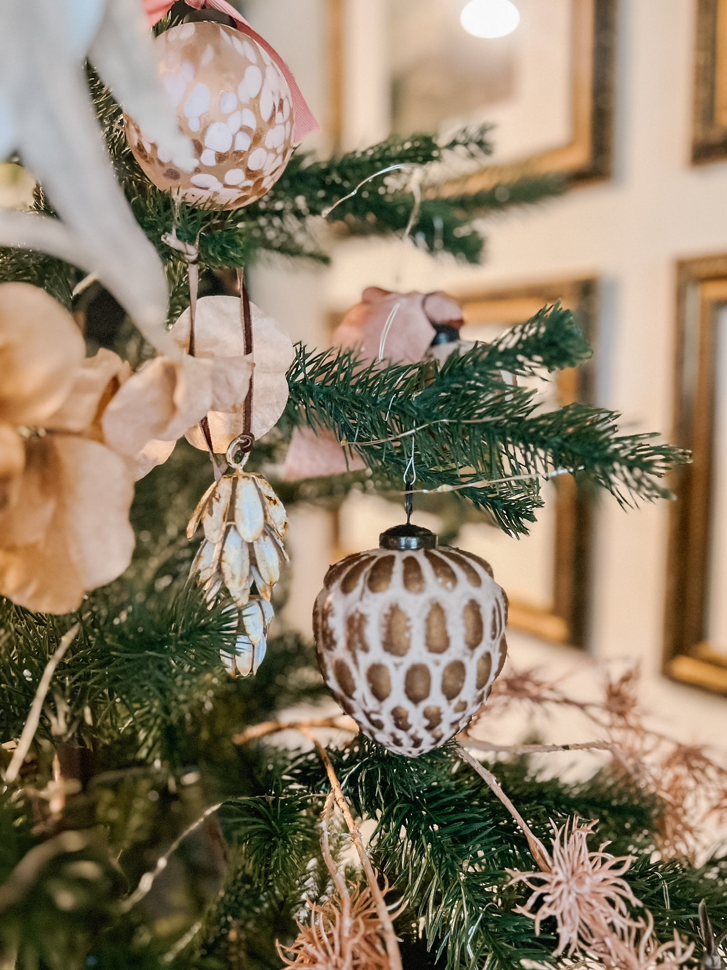 Iron Pinecone Ornament