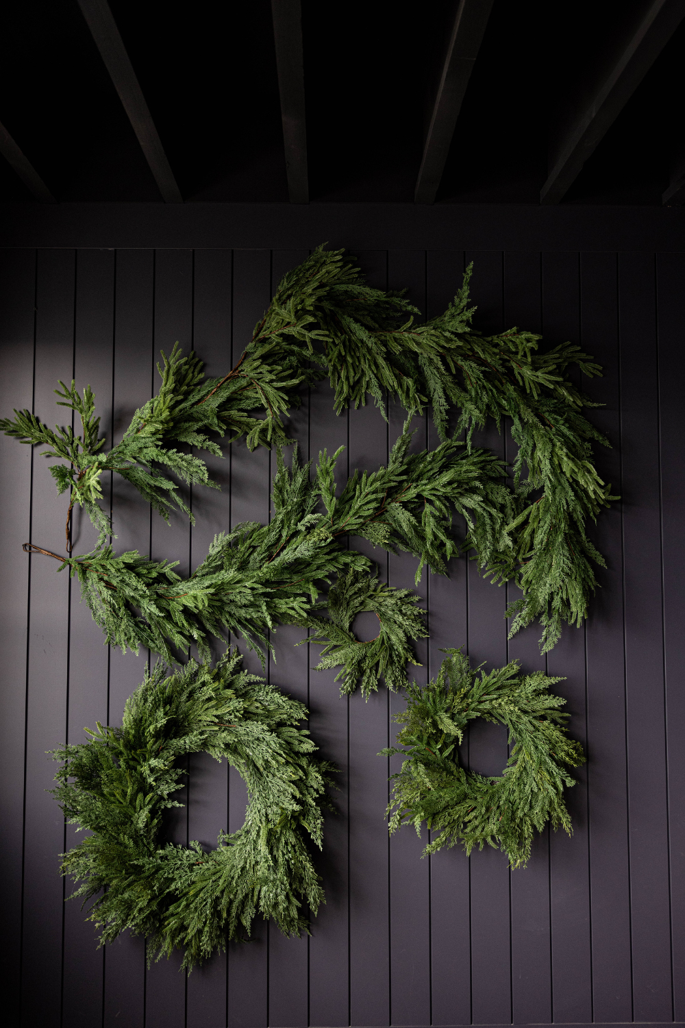 Norfolk & Cypress Mixed Real Touch Wreath - 24"