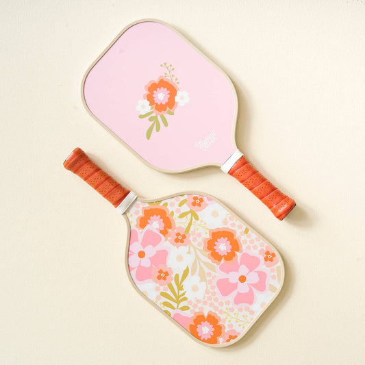 Pickleball Paddle-Beyond Blooms Pink Orange