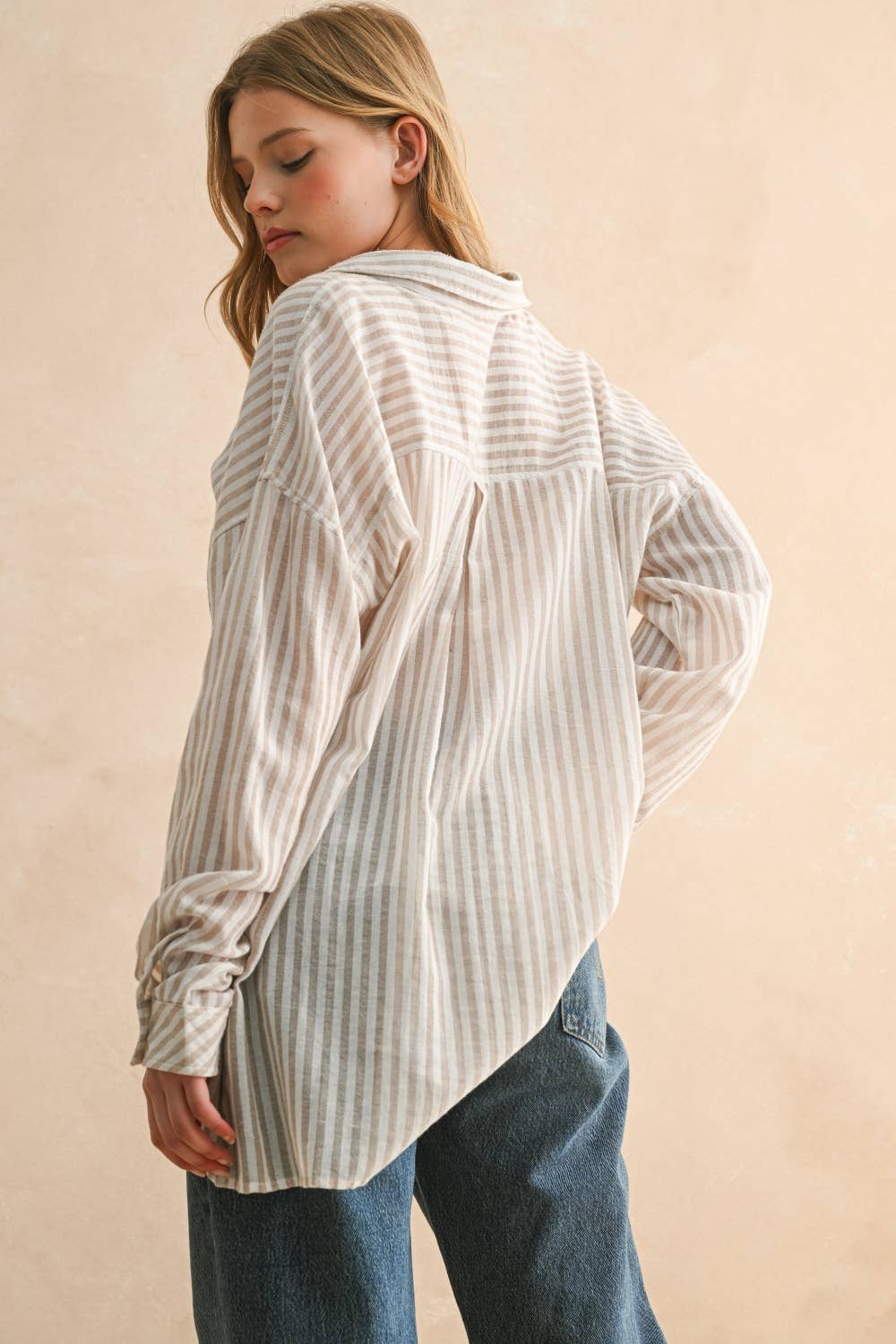 Nora Stripe Buttondown Shirt