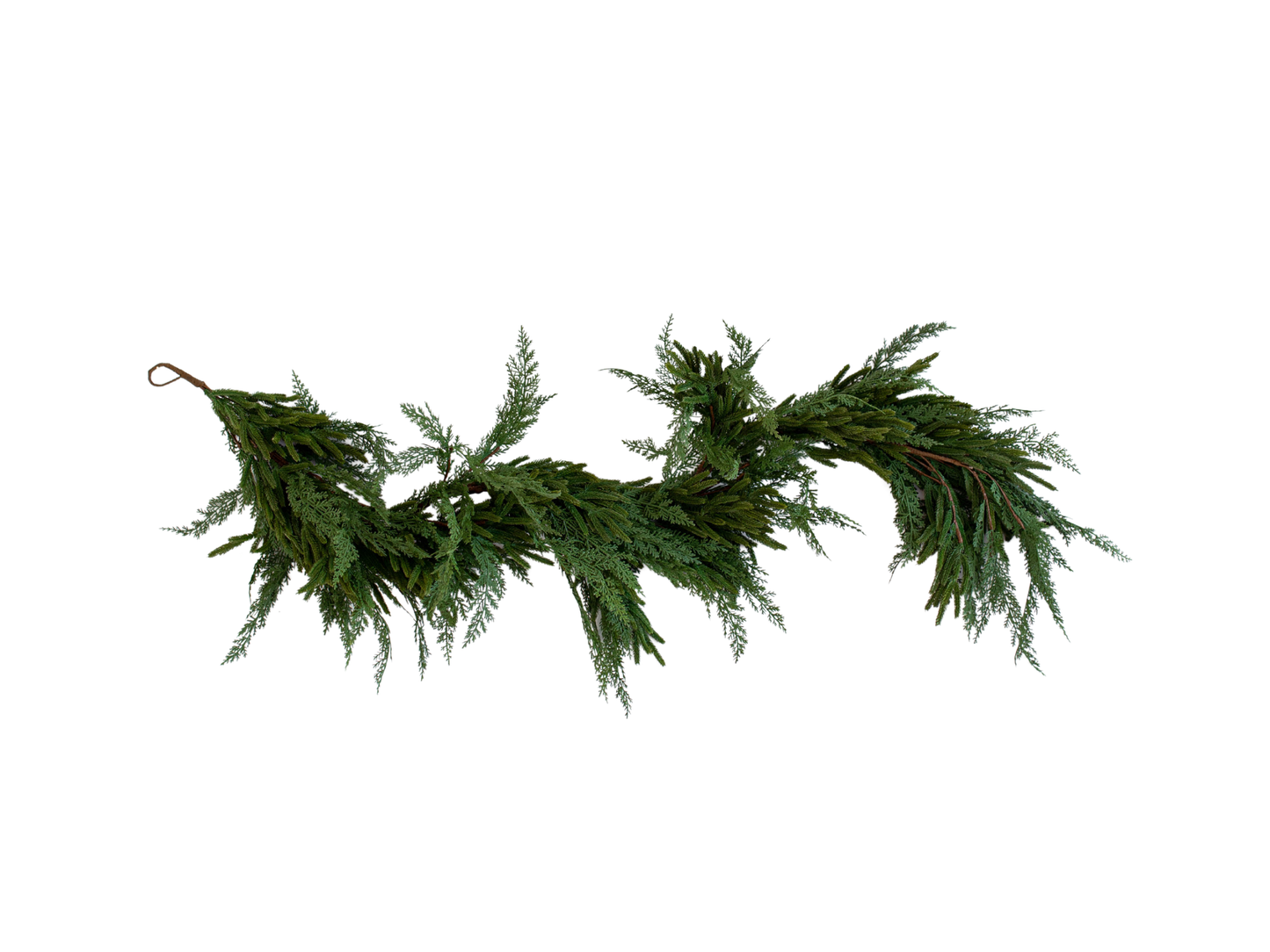 Norfolk & Cypress Mix Real Touch Faux Chrismas Garland 6ft