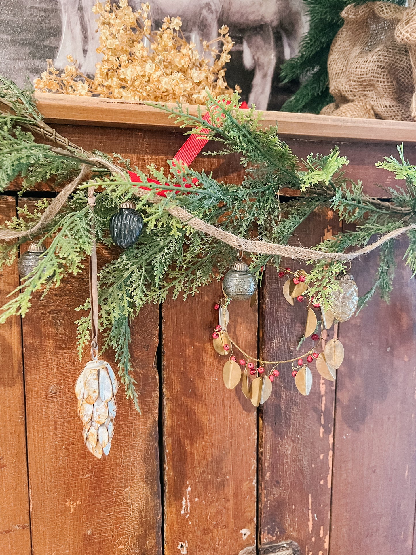 Iron Pinecone Ornament