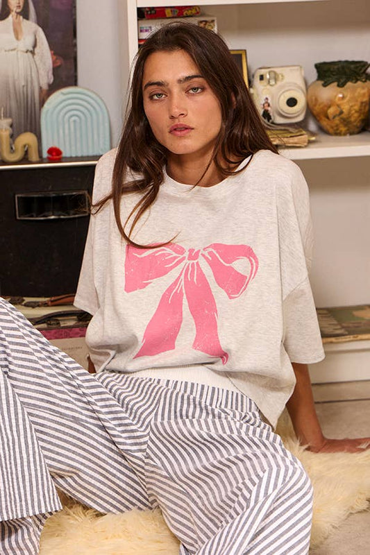 Colette Graphic Jersey Boxy Crop Top