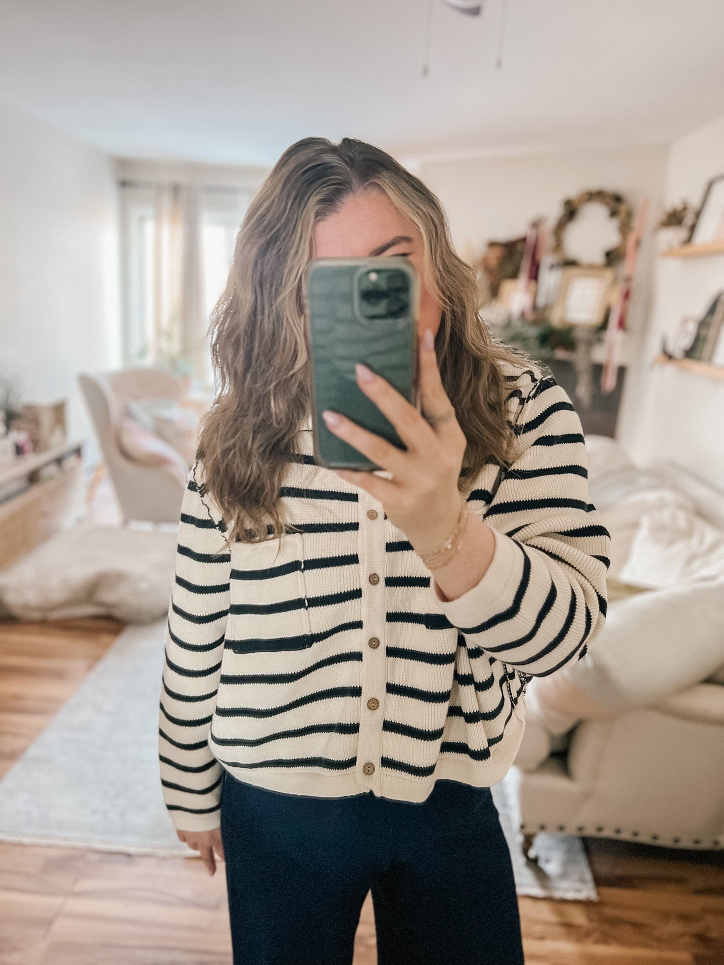 Maddie Stripe Knit Cardigan