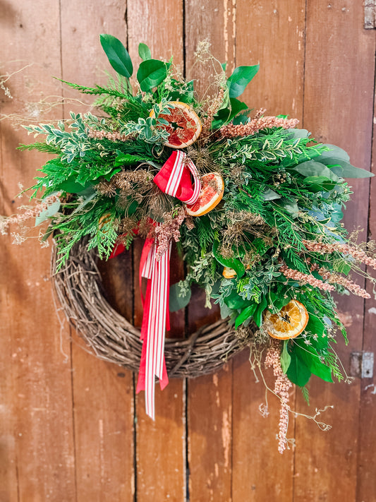 Custom Foraged Wreath