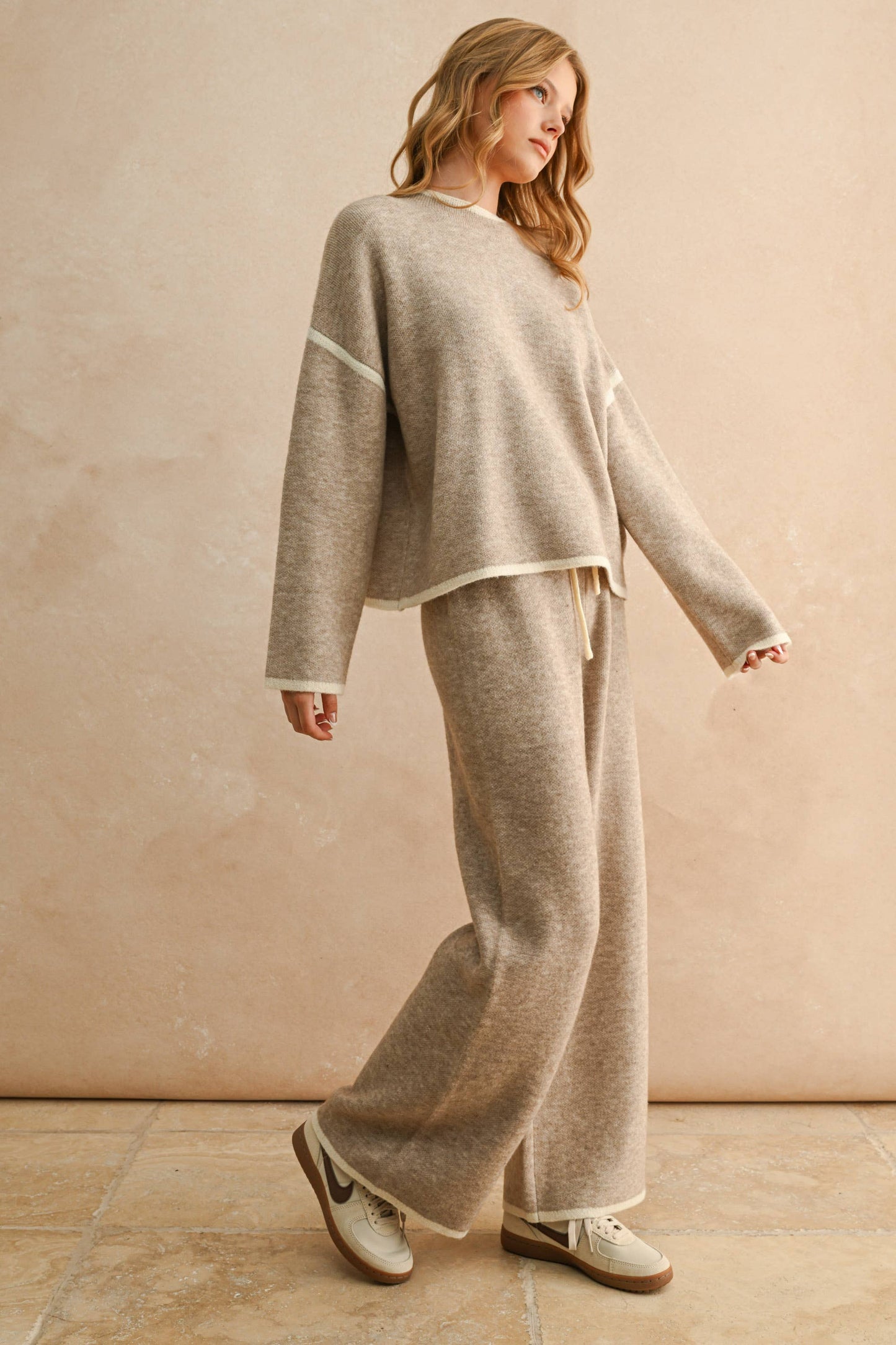Hazel Wide Leg Sweater Pants