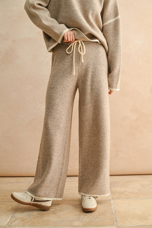 Hazel Wide Leg Sweater Pants