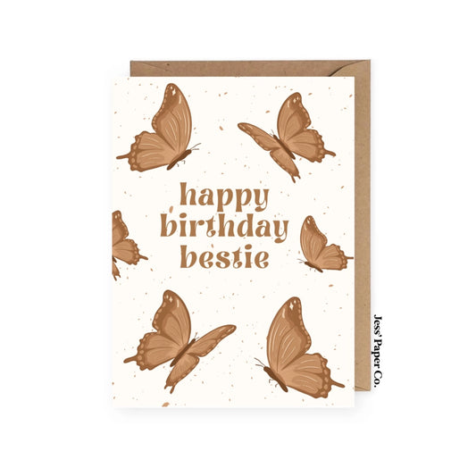 "Happy Birthday Bestie" Card