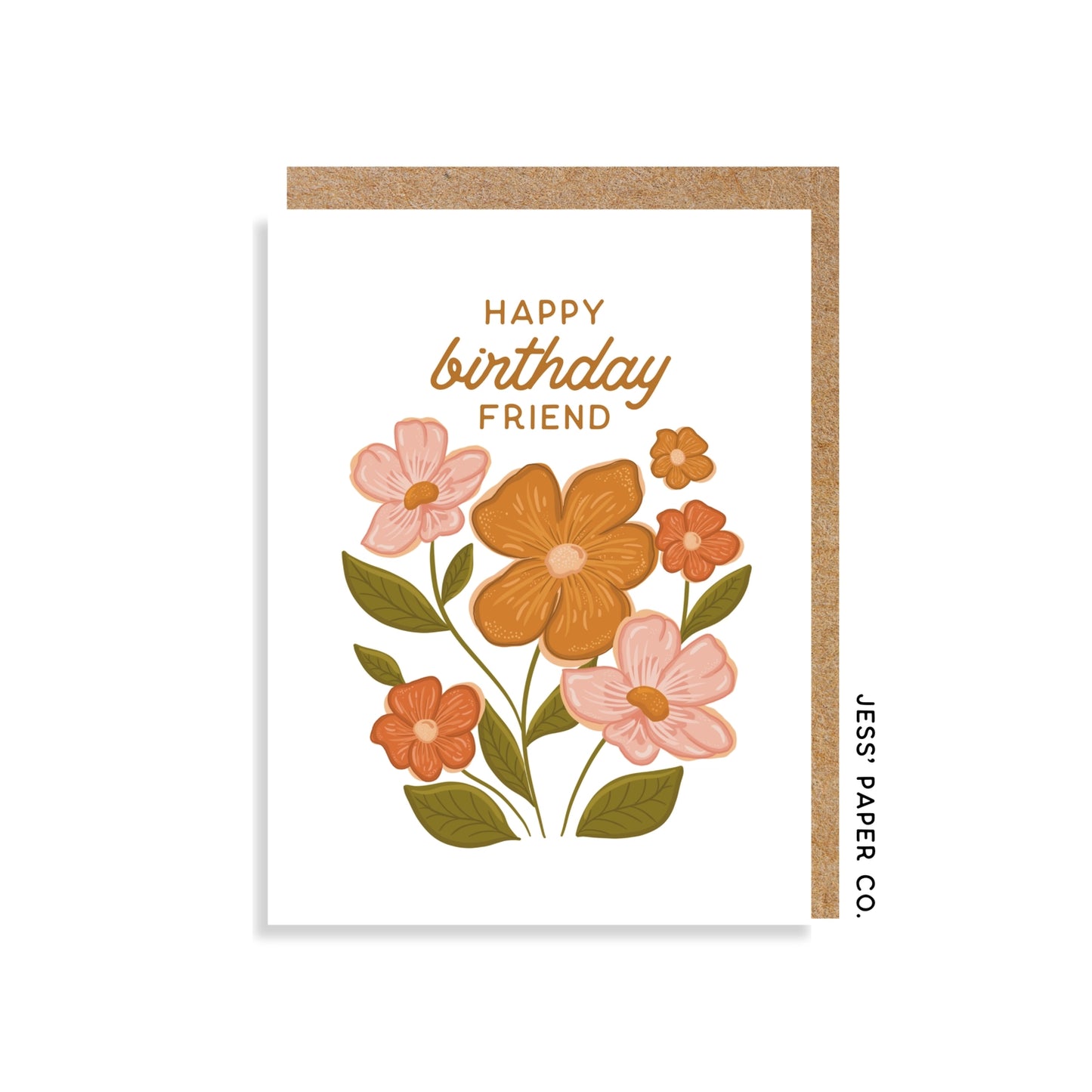 "Happy Birthday Friend" Card