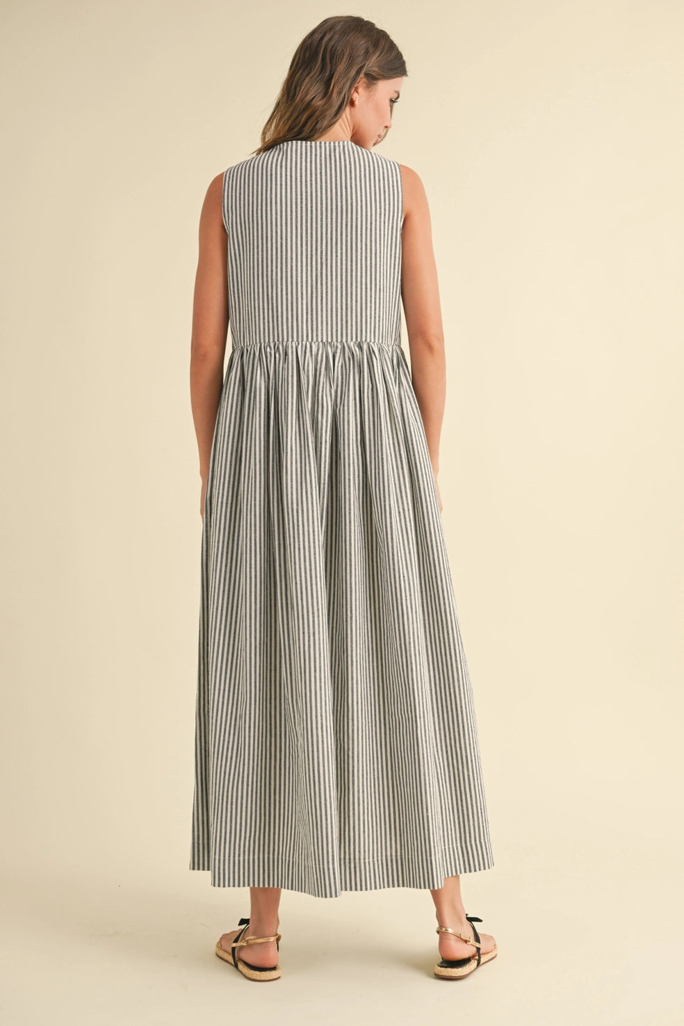 Lizzie Striped Bow Dress