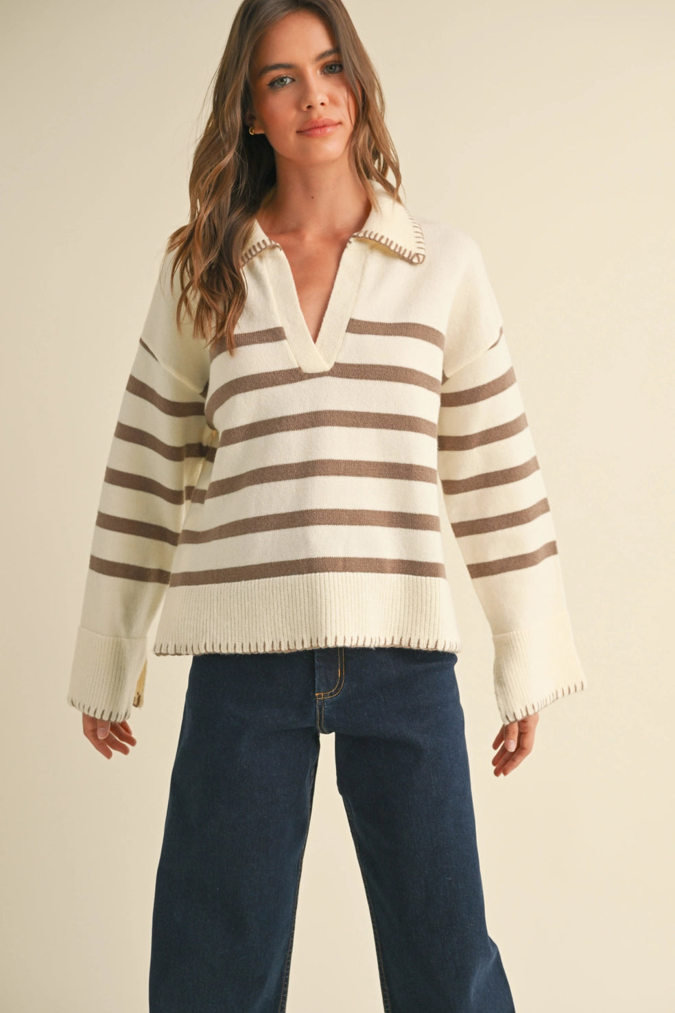Adele Striped Sweater
