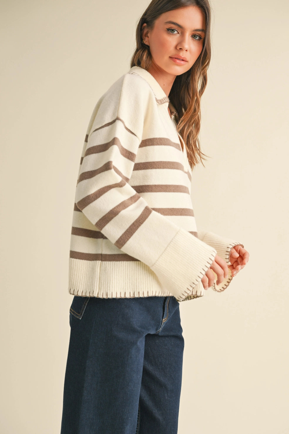 Adele Striped Sweater