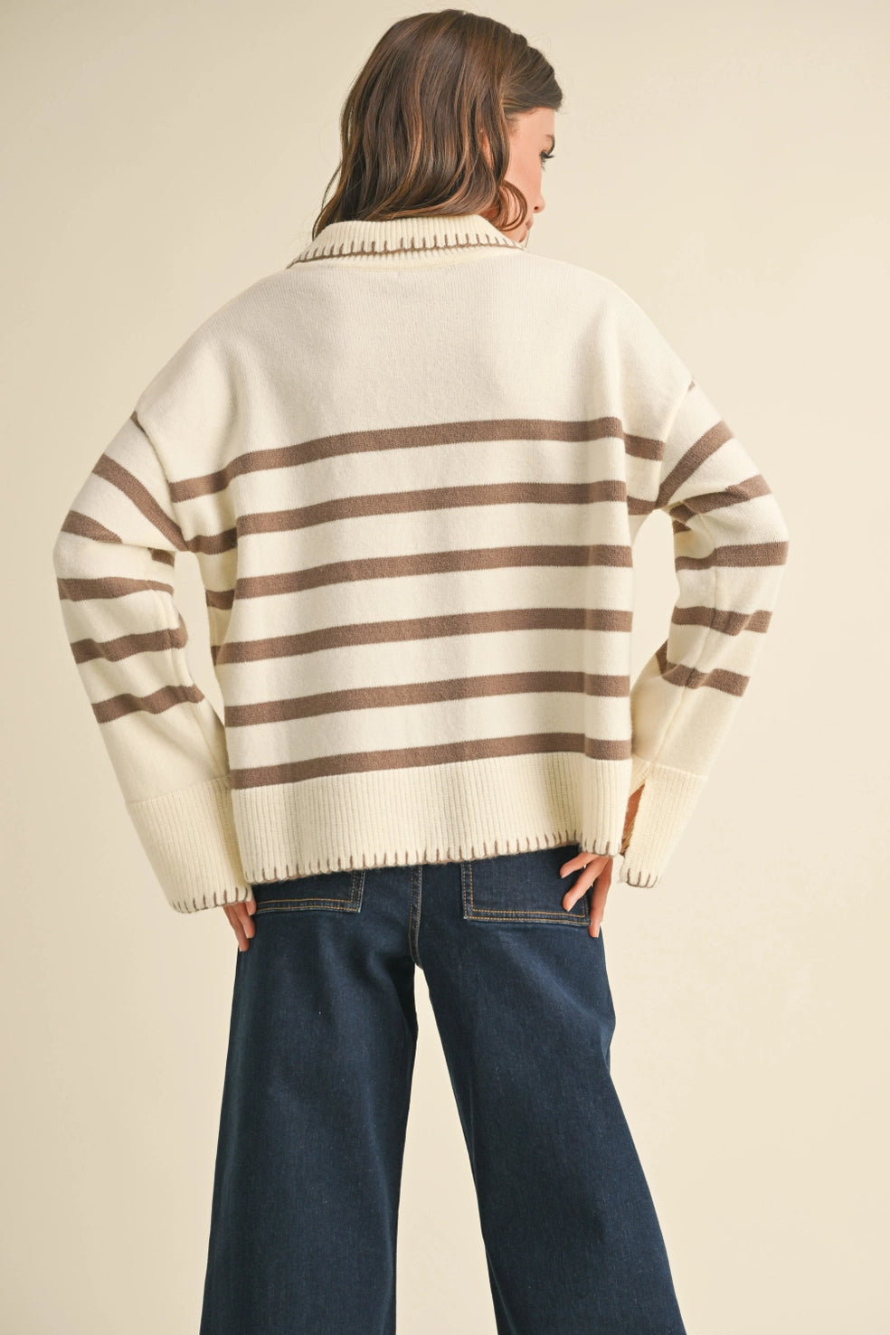 Adele Striped Sweater