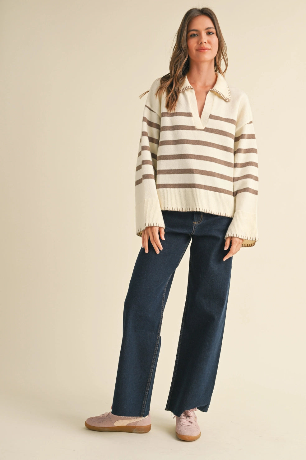 Adele Striped Sweater